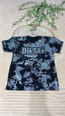 تیشرت پسرانه مشکی نگین دار طرح دیور (Dior) و دیزل (Diesel)